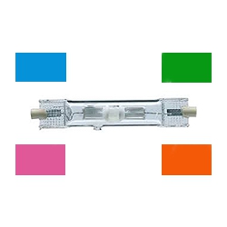 Metal Halide Rx7s Double Ended Lamps - Coloured