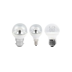 LED 45mm Clear Non Dimmable Warm White Round Lamps
