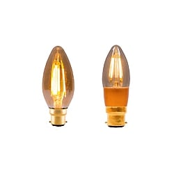 LED Vintage Candle By British Electric Lamps