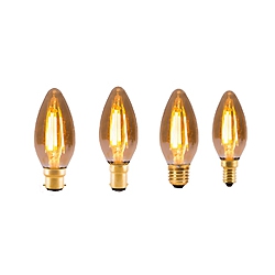 LED Vintage Candles - Non Dimmable By British Electrica Lamps