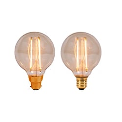 LED Vintage Globe By British Electric Lamps