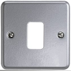 MK Grid Plus Metalclad Alum Switch Plate