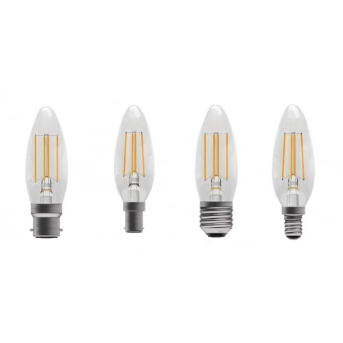 LED Filament Dimmable Candle Lamps