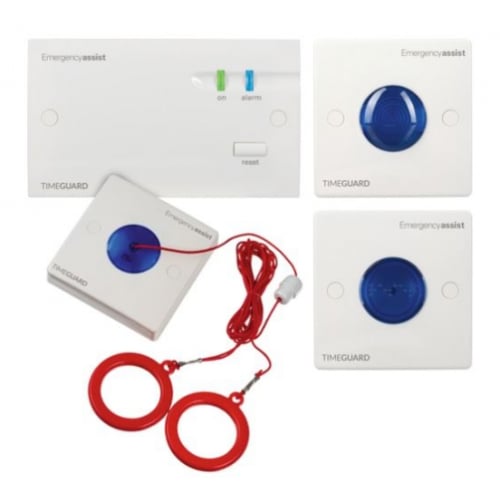 Timeguard Emergency Assist Complete Kits - White Finish