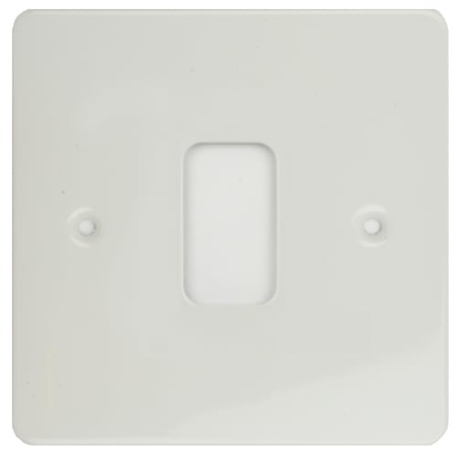 Ultimate Grid Plates Screw Type Painted White 
