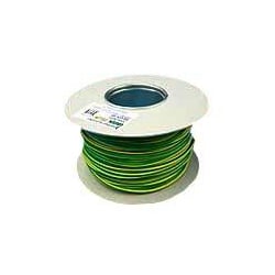 Robson 4.0mm PVC Green & Yellow Sleeving (Coil Of 100 Metres)
