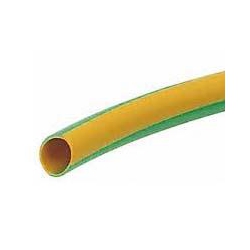 Robson 3.0mm PVC Green & Yellow Sleeving (10 Metre Hank)