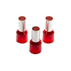 Partex CEF35016F 35.0mm Red French Bootlace Ferrules pack of 1000