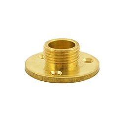 Jeani 502 10mm brass back plate with 3 fixing holes