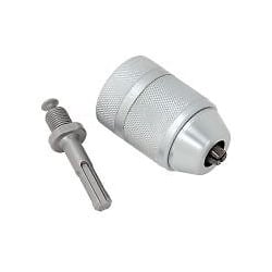 PT10043 2.0-13.0mm 3 Jaw Keyless Chuck with Adaptor to SDS+ Metal
