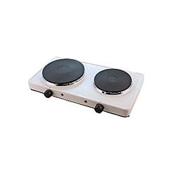 CED BR2 2 Ring boiling plate 2500watt white with 13amp plug