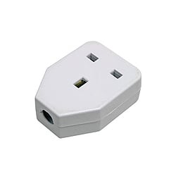 CED TS1 13amp 1gang Trailing socket white (no plug or lead)