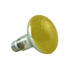 Crompton R8060YES 60 Watt R80 ES Yellow Reflector Lamp
