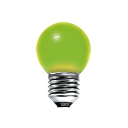 BELL 01515 15 Watt 240v ES Green G45 Round Coloured Lamp