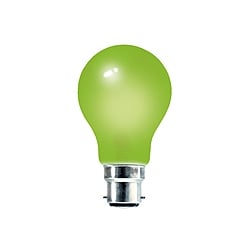 Crompton 25 Watt 240v BC Green GLS Coloured Lamp