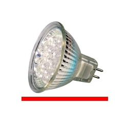 Kosnic KLED1.5/HIO/G5.3 1.5 Watt 12 Volt GX5.3 MR16 Red LED Lamp