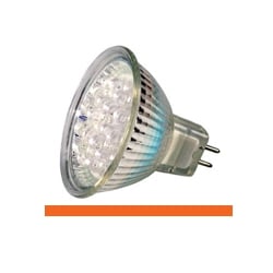 Kosnic KLED1.5/HIO/G5.3 1.5 Watt 12 Volt GX5.3 MR16 Orange LED Lamp