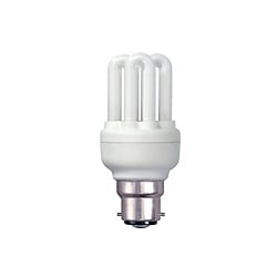 BELL 04970 9 Watt T2 BC Warrm White Micro Compact Fluorescent Lamp