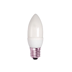 BELL 00763 7 Watt ES Warm White Opal Compact Fluorescent Candle Lamp