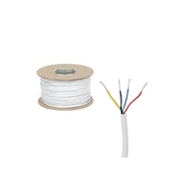 100 Metre Reel of AF4 0.20mm 4 Core Low Voltage Flexible Alarm Cable
