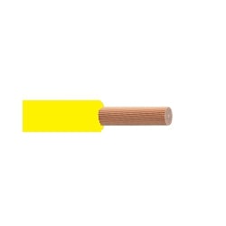 1.0mm Tri-Rated BS6231 Yellow Cable (100 Metre Coil)