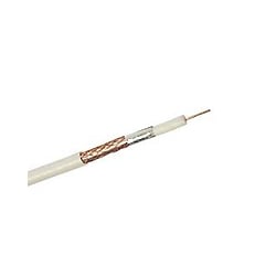 1/1.0 75ohm White Coaxial Cable - Cut to Meter