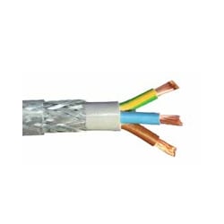 0.75mm SY 3 Core PVC Steel Braid Control Cable - Cut To Metre