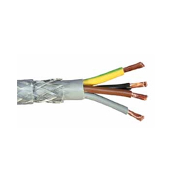 0.75mm SY 4 Core PVC Steel Braid Control Cable - Cut To Metre