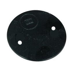 Schneider Mita LID2B Black 85mm Overlapping PVC BESA Box Lid
