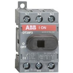 ABB OT25F3 25 Amp 3 Pole Switch disconnector