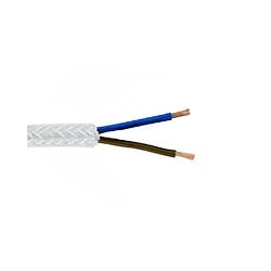 0.75mm SY 2 Core PVC Steel Braid Control Cable - Cut To Metre