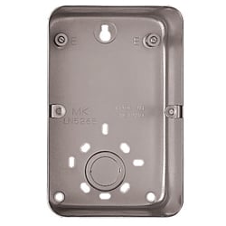 MK 5268ALM Flush Steel Box For 32a TPN Switches