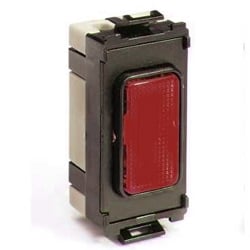 Schneider Get GUGINDBR 240volt in black module Red Indicator