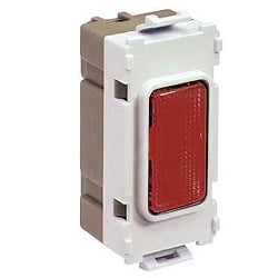 Schneider Get GUGINDWR 240volt in white module Red Indicator
