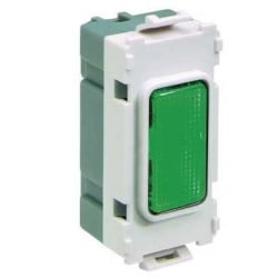 Schneider Get GUGINDWG 240volt in white module Green Indicator