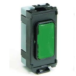 Schneider Get GUGINDBG 240volt in black module Green Indicator