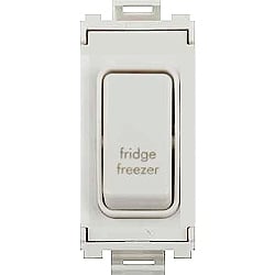 Schneider Get GUG20DPFFZW 20ax DP Grid Switch - Fridge Freezer