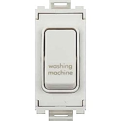 Schneider Get GUG20DPWMW 20ax DP Grid Switch - Washing Machine