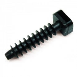 Unicrimp QMM9 Black Nylon 6.6 Cable Tie Masonry Mounts (100)