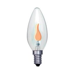 Bell 00442 SES Flicker flame 27K Resistor Neon Candle Lamp    