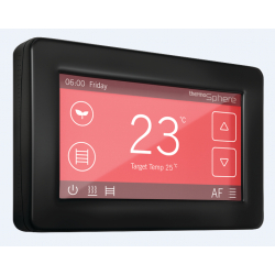 ThermoSphere DC-B-01 Dual Control Black 20a Thermostat