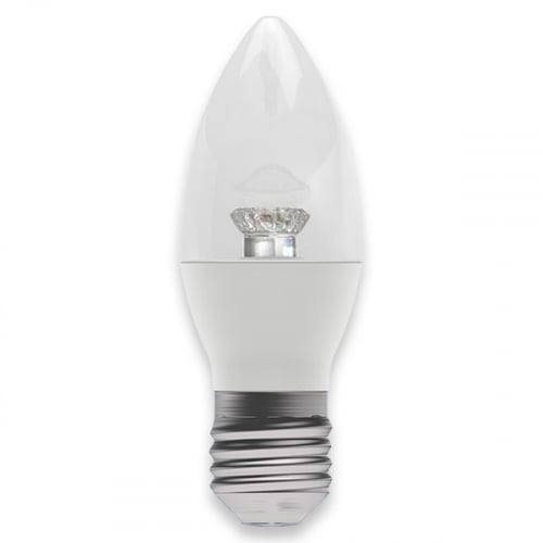 Bell 05832 6w ES LED 2700k Dimmable Clear Candle Lamp