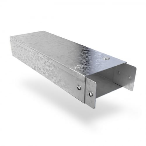 Trench ST44 Galvanised cable Trunking 100x100mm 3m length