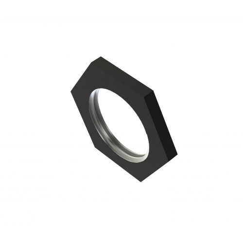 Metpro 25mm Black enamel hexagon locknut