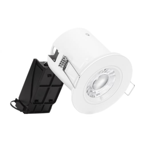 Aurora EN-DLM981X GU10 240v Fire Rated Fixed Downlight. Lamp and Bezel not included