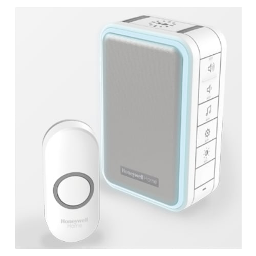 Honeywell DC315N White Wireless Portable Doorbell Kit With Halo light