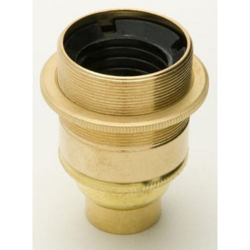 Jeani A49 ES(E27)Brass 20mm lampholder+shade ring