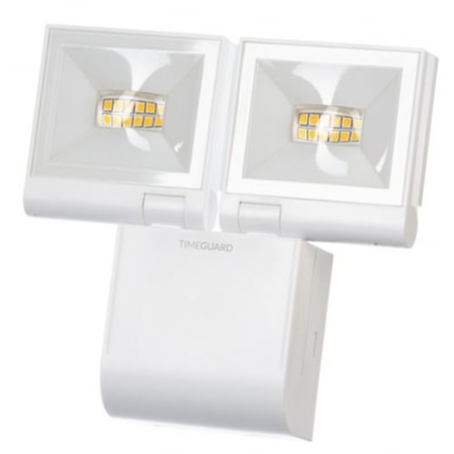 Timeguard LED200FLWHE 2x10 watt LED Compact Twin Floodlight White 