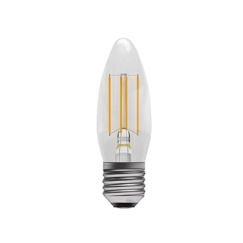 Bell 05308 4w LED Filament 470 lumen Dimmable ES Candle Lamp