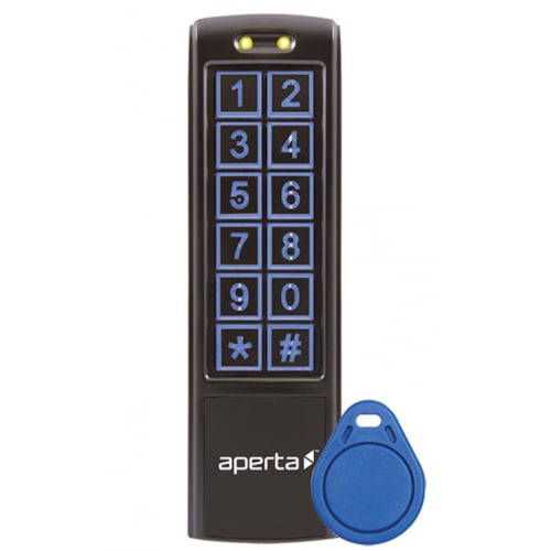 ESP EZTAG3B IP65 Keypad And Proximity Reader Door Entry Unit Black
